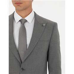 Gri Ekstra Slim Fit Takım Elbise