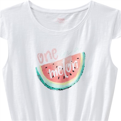 Mädchen T-Shirt mit Melonen-Print