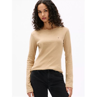 Long-Sleeve Crewneck Favorite T-Shirt