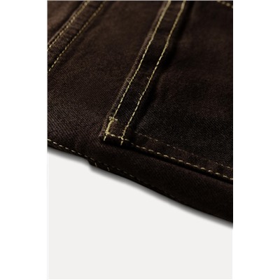 ZW COLLECTION BOOTCUT HIGH-WAIST CROPPED JEANS