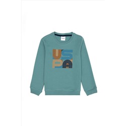 Erkek Çocuk Mint Sweatshirt