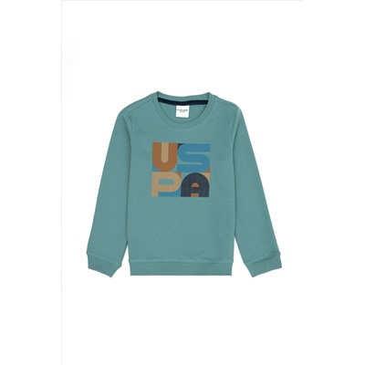 Erkek Çocuk Mint Sweatshirt