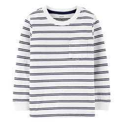 Striped Pocket Jersey Tee