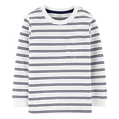 Striped Pocket Jersey Tee