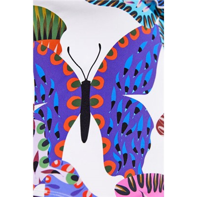 Bañador asimétrico mariposas