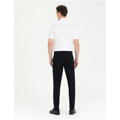 Siyah Ex. Slim Fit Kumaş Pantolon