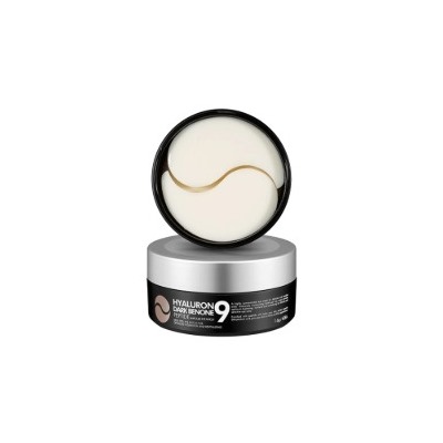 Hyaluron Dark Benone Peptide9 Ampoule Eye Patch, Осветляющие патчи против пигментации с жемчужной и бриллиантовой пудрой
