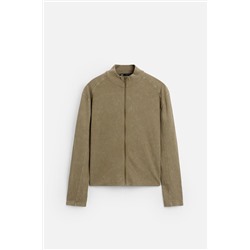 SUDADERA CREMALLERA LAVADA