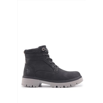 U.S. Polo Assn. MENLO 3PR Siyah Kadın Worker Bot