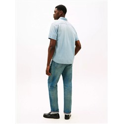 Regular Fit Light Wash Chambray Shirt