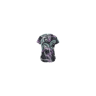 UA Cartwheels Cool Blue Scrub Top