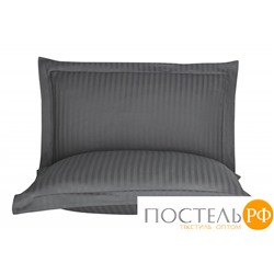 Наволочки Karven Stripe Satin 50*70 (+5см) 2 шт antrasit/антрацит