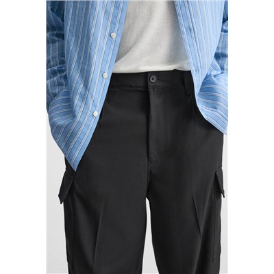 PANTALÓN CARGO PLIEGUES