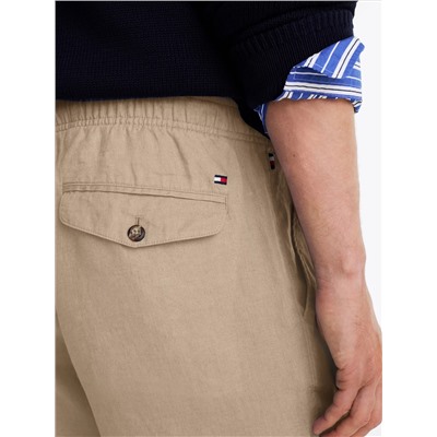 Relaxed Tapered Linen Short