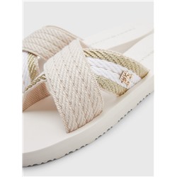 TOMMY HILFIGER WEBBED STRAP SANDAL