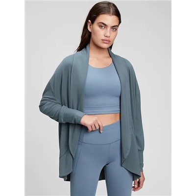 LENZING™ Modal GapFit Wrap-Front Cardigan