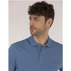 Koyu Mavi Regular Fit Polo Yaka Basic Tişört