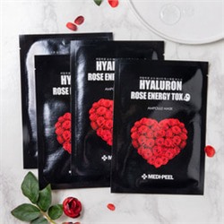 Hyaluron Rose Energy Tox Ampoule Mask, Укрепляющая маска против морщин