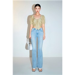 Crop top Amarillo
