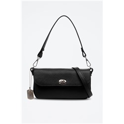 Bandolera de piel Ardenno - Negro