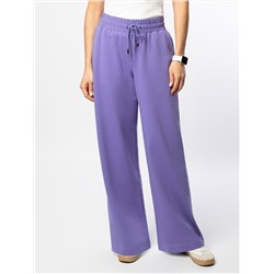 Прямые брюки из тонкого премиального футера с эластаном