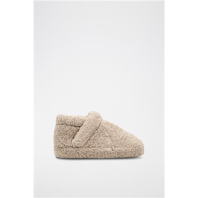 Botines forrados Beige