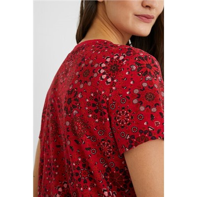 Camiseta mandalas 100% algodón