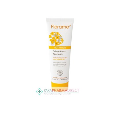 Florame Nutrition Crème Pieds Apaisante 75ml