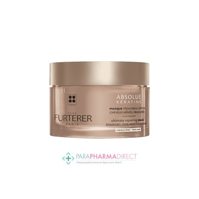 René Furterer Absolue Kératine Masque Réparateur Ultime Cheveux Epais 200ml