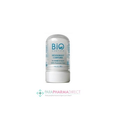 Déodorant Corporel en Pierre d'Alun BIO 60g