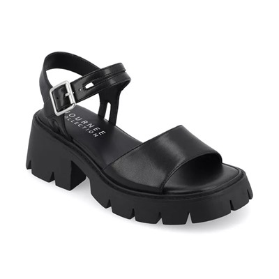 JOURNEE COLLECTION Women's Tillee Treaded Outsole Platform Sandals