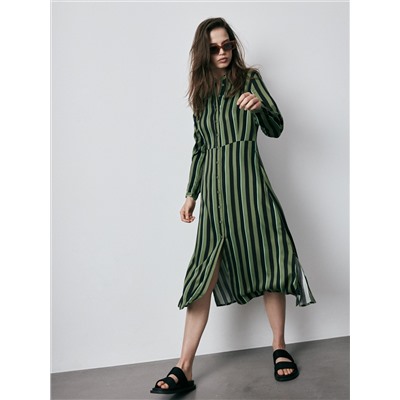 Hemdblusenkleid aus Viskose