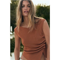 TOP PUNTO FRUNCES OFF SHOULDER