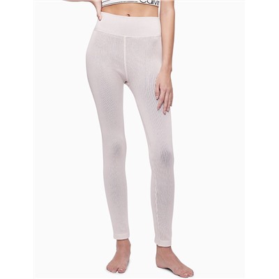 Performance Ribbed High Waist Full Length Leggings
