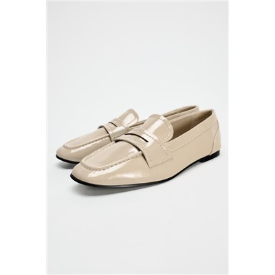 PATENT-FINISH LOAFERS