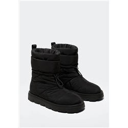 Bota acolchada suela track -  Mujer | MANGO OUTLET Melilla