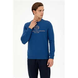 Erkek İndigo Sweatshirt