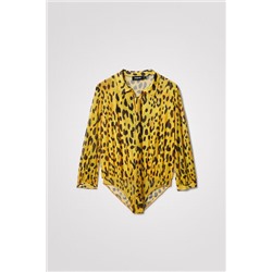 Body camisero leopardo