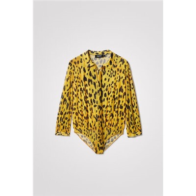Body camisero leopardo