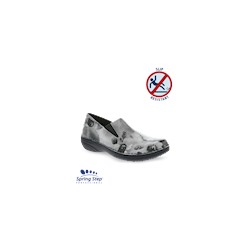 Spring Step Women's Professional Ferrara Shoe Grey Floral Patent