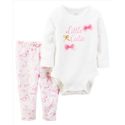 2-Piece Bodysuit & Pant Set