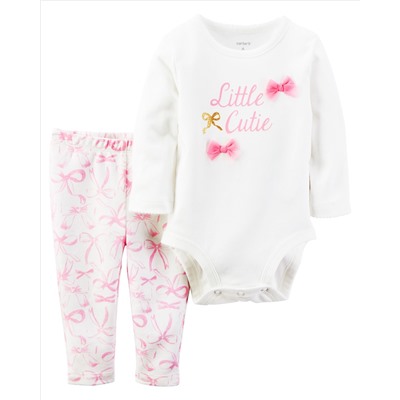 2-Piece Bodysuit & Pant Set