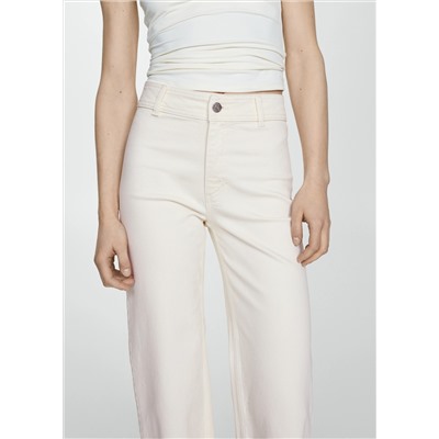Jeans Catherin culotte tiro alto