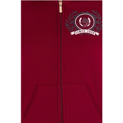 Kadın Vişne Fermuarlı Sweatshirt