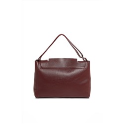 Bolso de piel Bage Burdeos