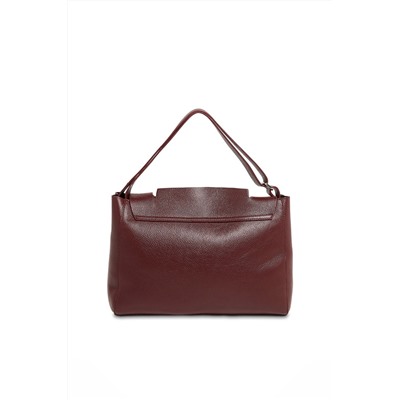 Bolso de piel Bage Burdeos