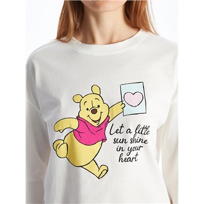 LC Waikiki Bisiklet Yaka Winnie the Pooh Baskılı Uzun Kollu Kadın Pijama Takımı, LCW DREAM                                            
                                            Bisiklet Yaka Winnie the Pooh Baskılı Uzun Kollu Kadın Pijama Takımı