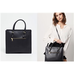 Bolso de piel Kira Negro
