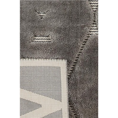 Edgard Halı - Gri - 80x150 cm