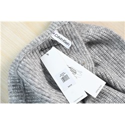 Толстый теплый толстый вязаный шерстяной шарф CALVIN KLEI*N ОРИГИНАЛ!